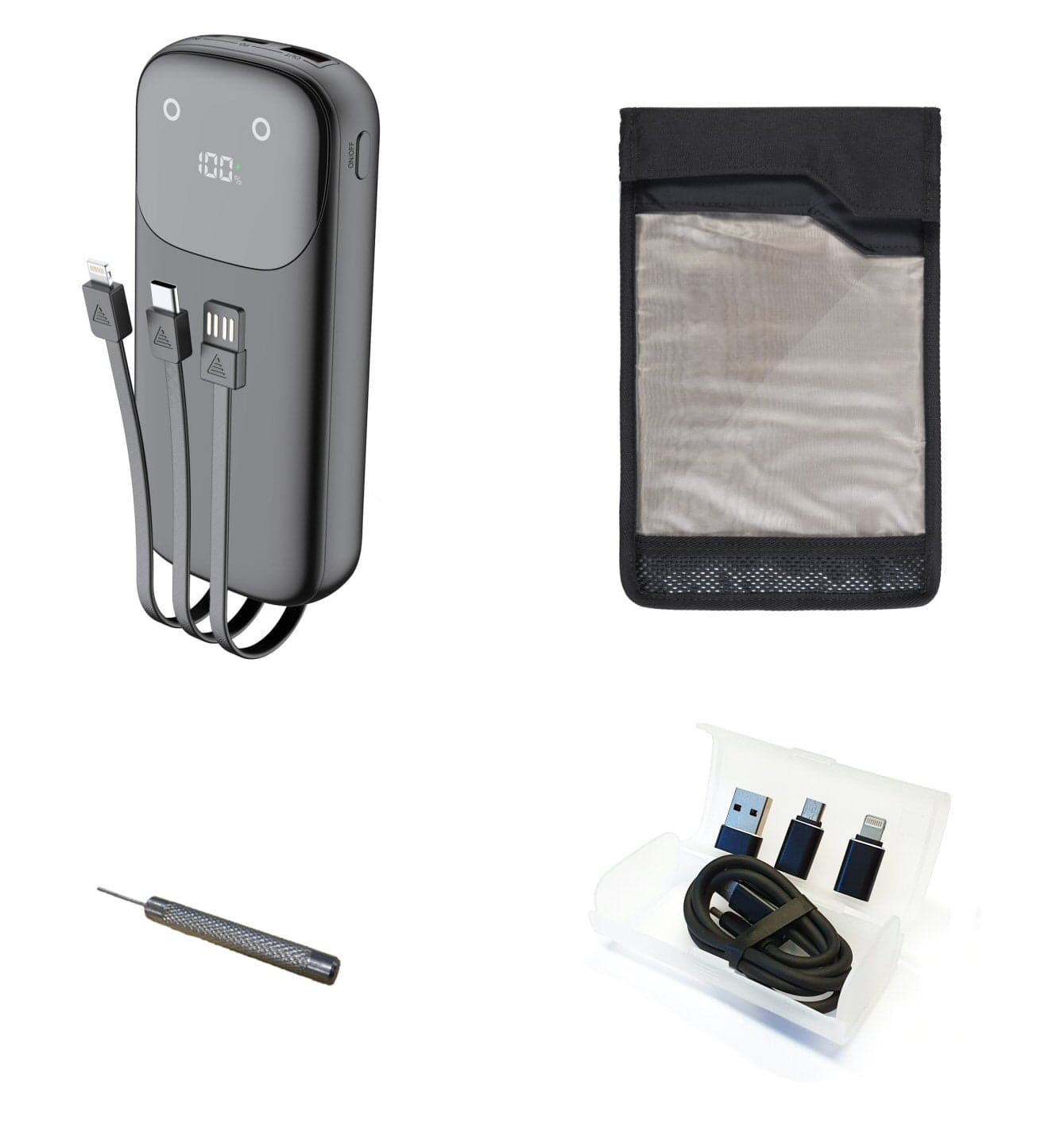 FoneFunShop Battery Powered Faraday Bag Seizure Kit (SK1) thumbnail 2