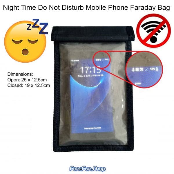 Faraday Bag Signal Blocker Do Not Disturb Night Time for Smartphone thumbnail 2