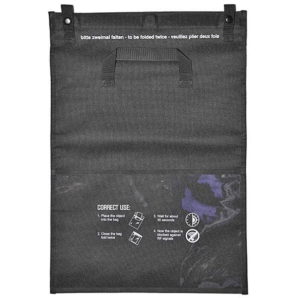 FWR Faraday Bag for Large Tablet / Laptop - Signal Blocking Pouch Magnetic Closure 38 x 48 cm thumbnail 4