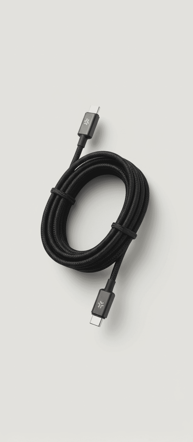 Celly Magnetische USB-C naar USB-C Kabel 2m, Snelladen, Synchronisatie, 2 Meter - View 1