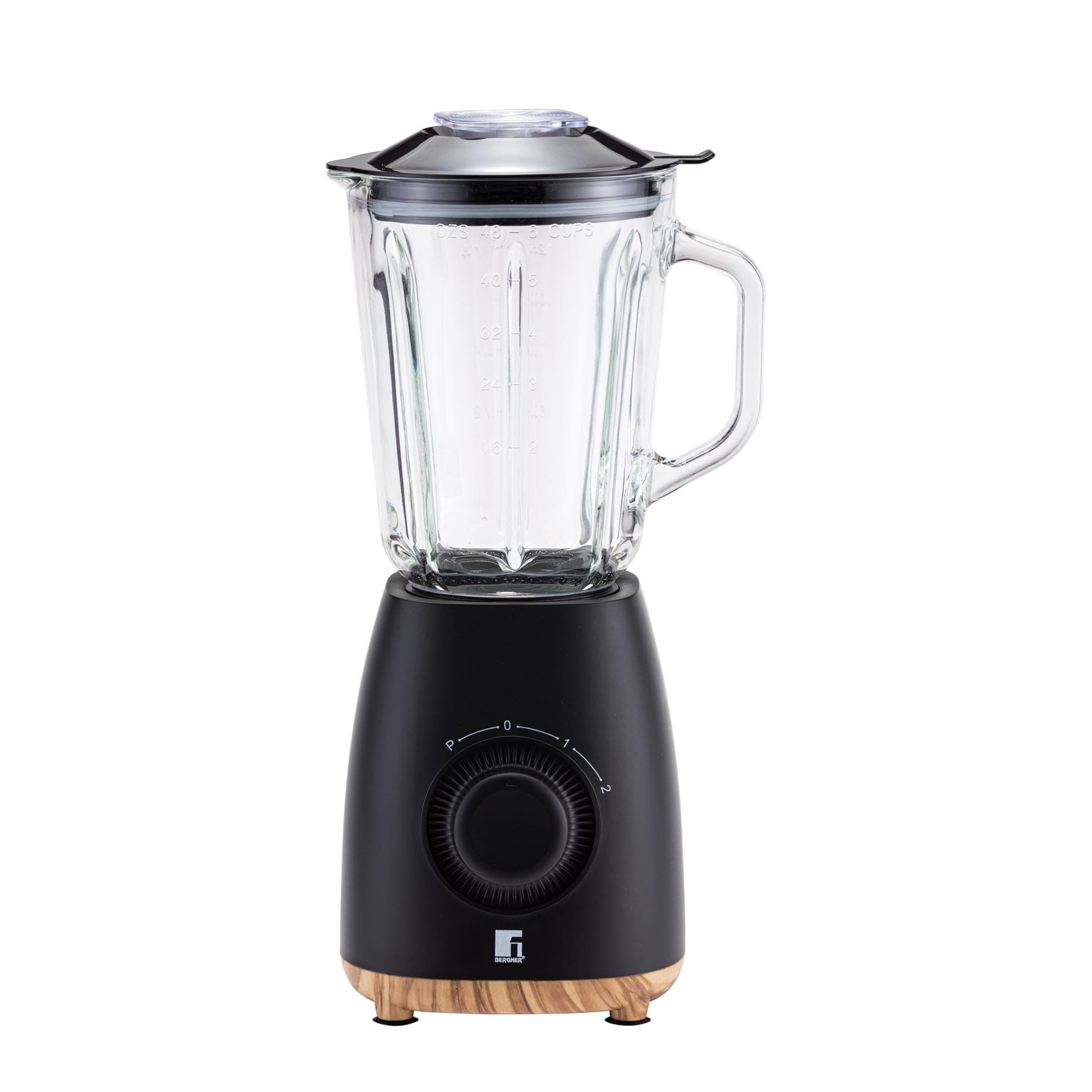 Bergner BG-51197-GY Blender 1,5L 1000W glas en roestvrij staal - View 1