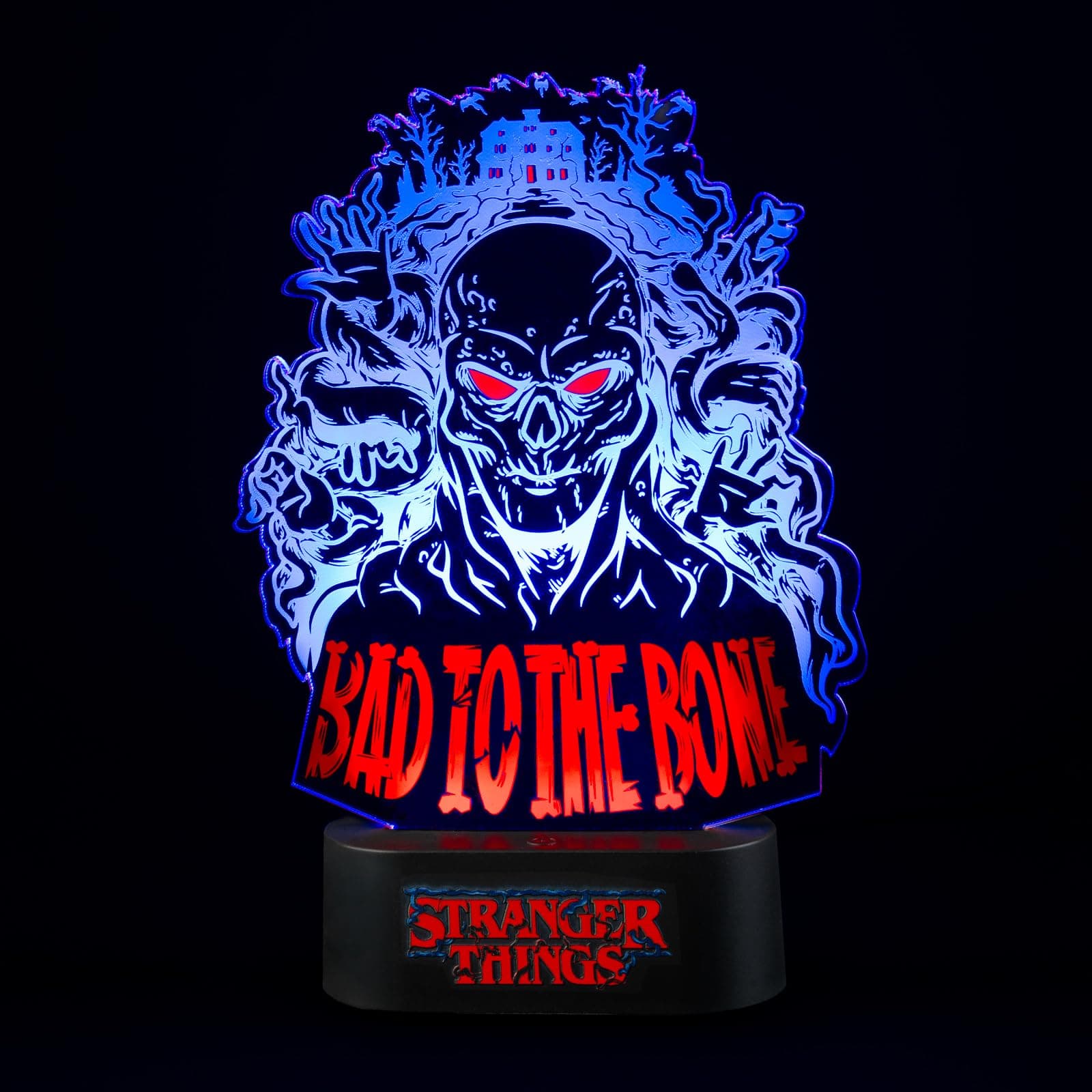 Grupo Erik LAMPL003 LED-tafellamp Stranger Things Bad To The Bone 16x24 cm USB/Batterijen - View 1