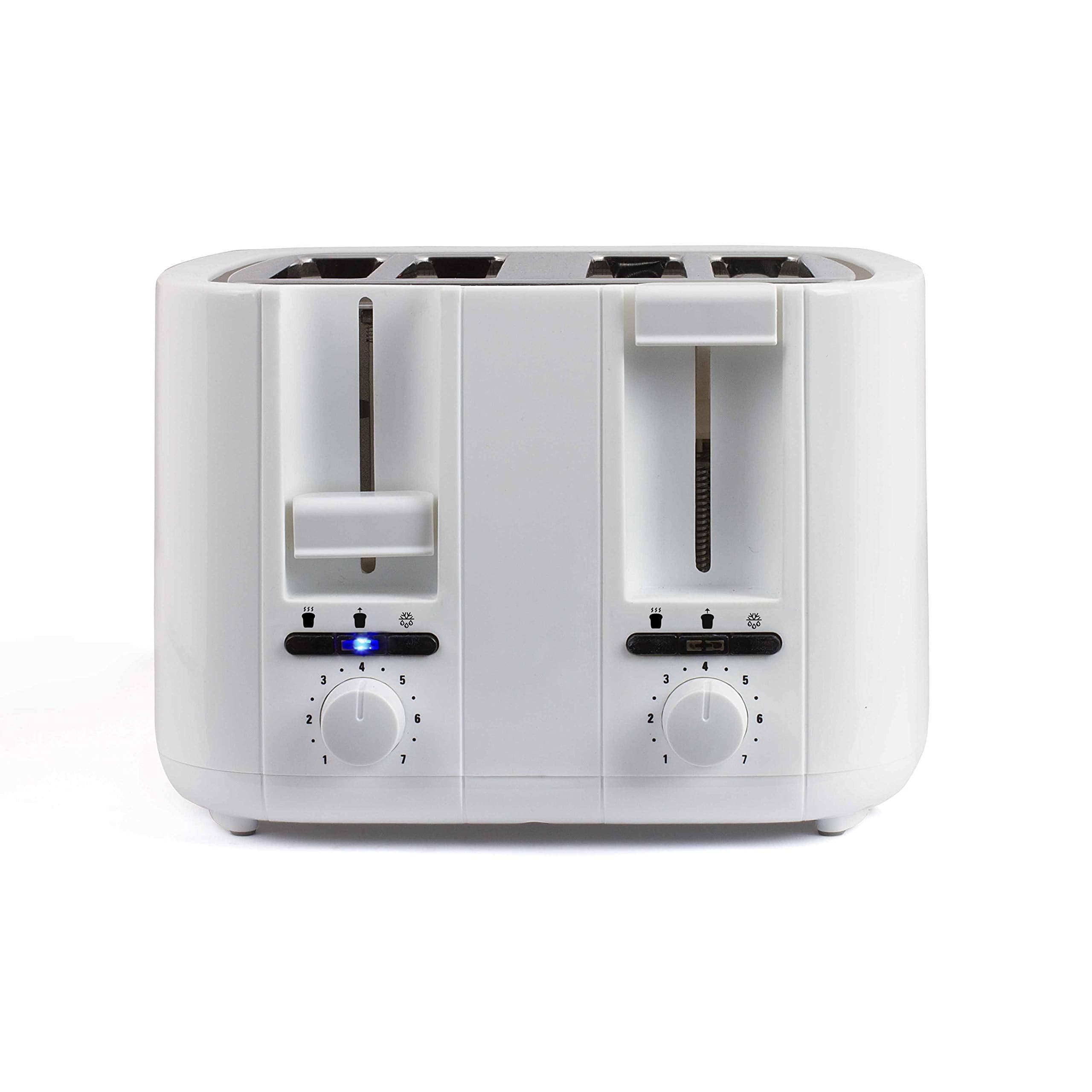 LIVOO DOD167 Broodrooster met 4 sleuven in wit 1500W - View 1