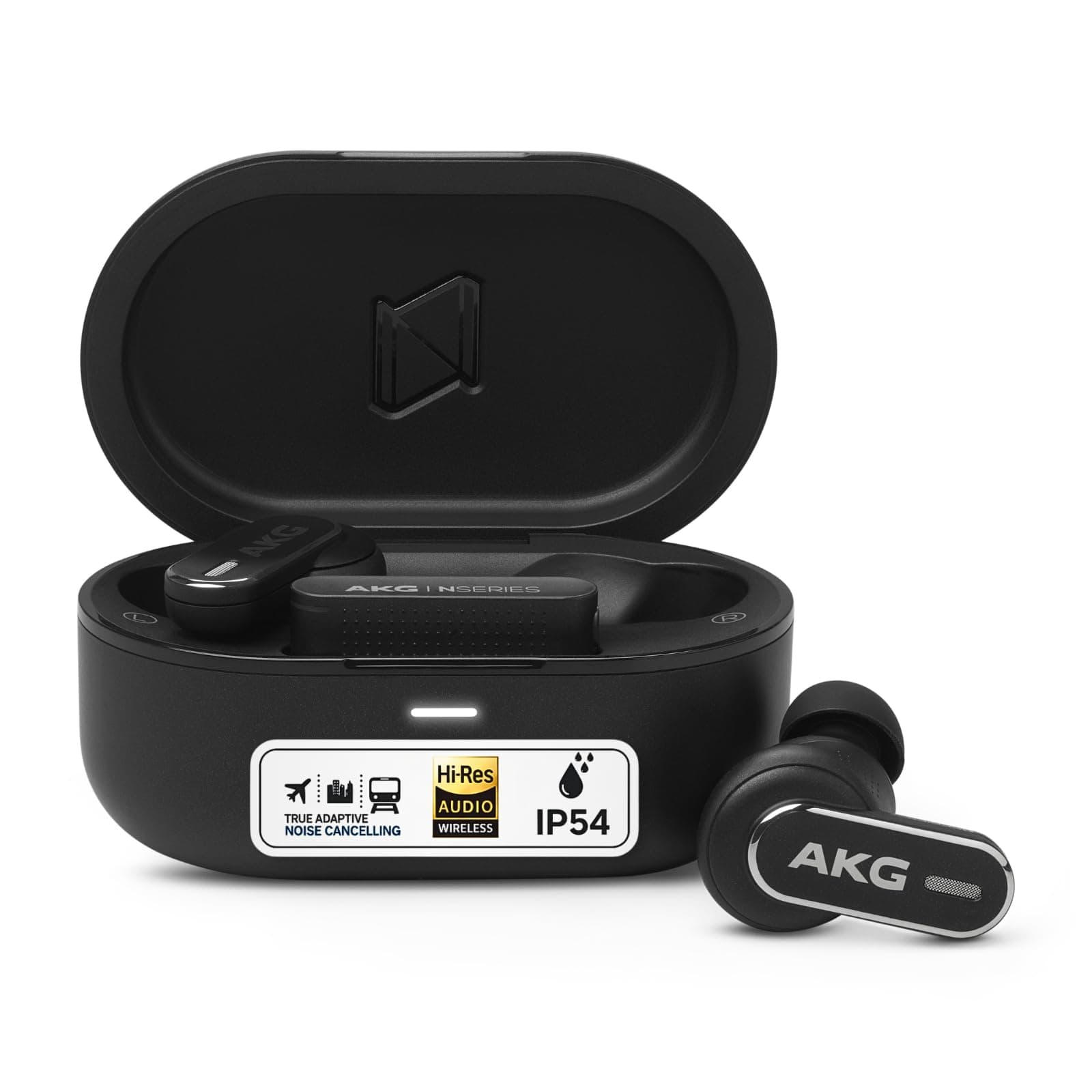 AKG N5 Hybrid True Wireless oortelefoons met adaptieve ruisonderdrukking, Hi-Res geluid, IP54 - View 1