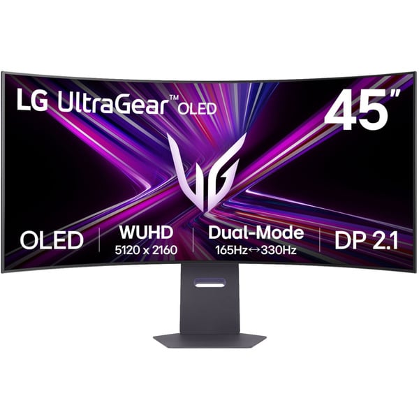 UltraGear OLED 45GX950A-B 44.5\" 4K UHD UltraWide gaming monitor