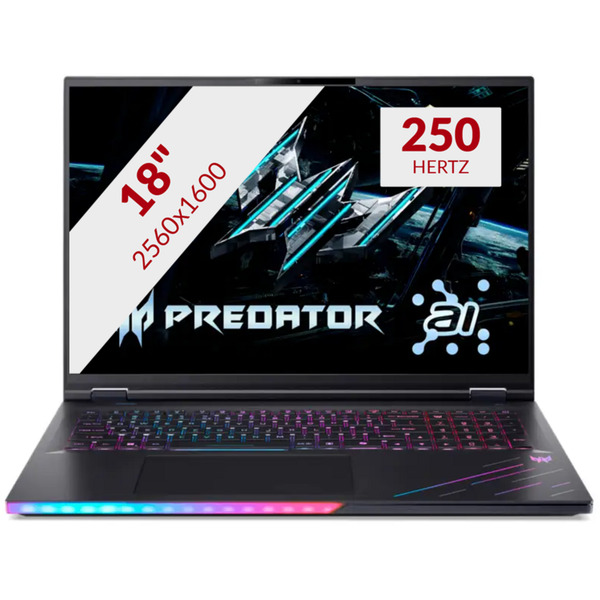Predator Helios 18 AI PH18-73-9682 18\" gaming laptop