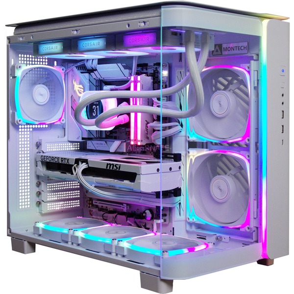 Thunderstorm Pro Ryzen 7 – RTX 5080 White gaming pc
