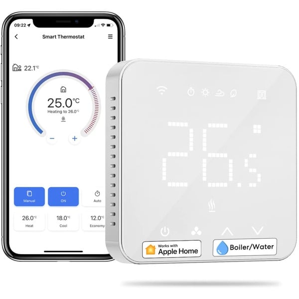 MTS200W Smart Wi-Fi Thermostat for Boiler/Water Heating System