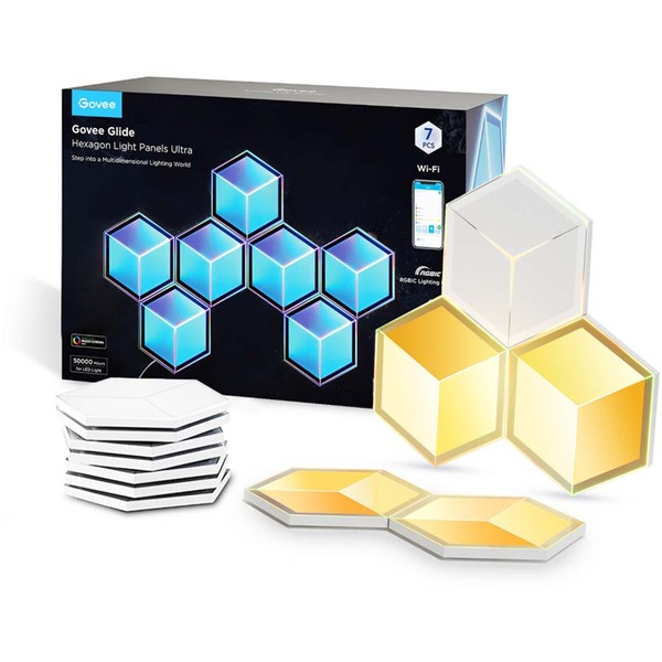 Glide Hexagon Light Panels Ultra - 7-pack sfeerverlichting
