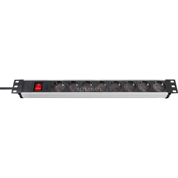 Premium-Line Technic Alu 19\" 8x stekkerdoos
