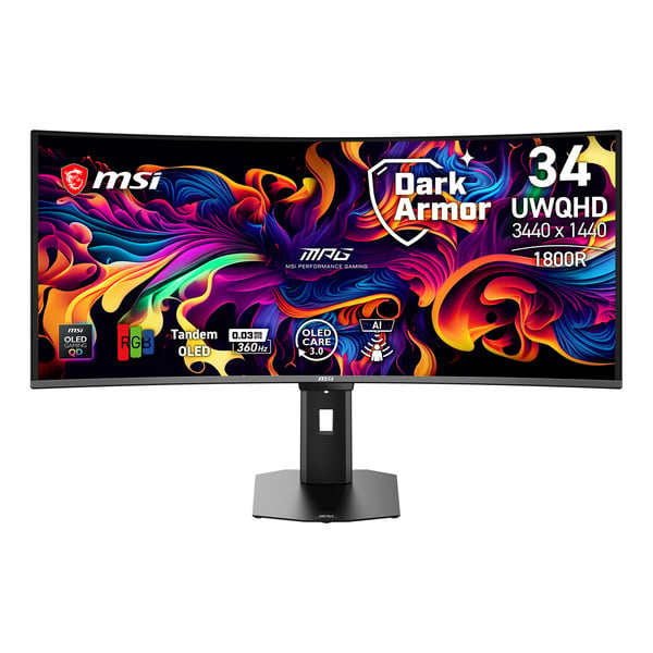 MPG 341CQR QD-OLED X36 34\" Curved UltraWide gaming monitor