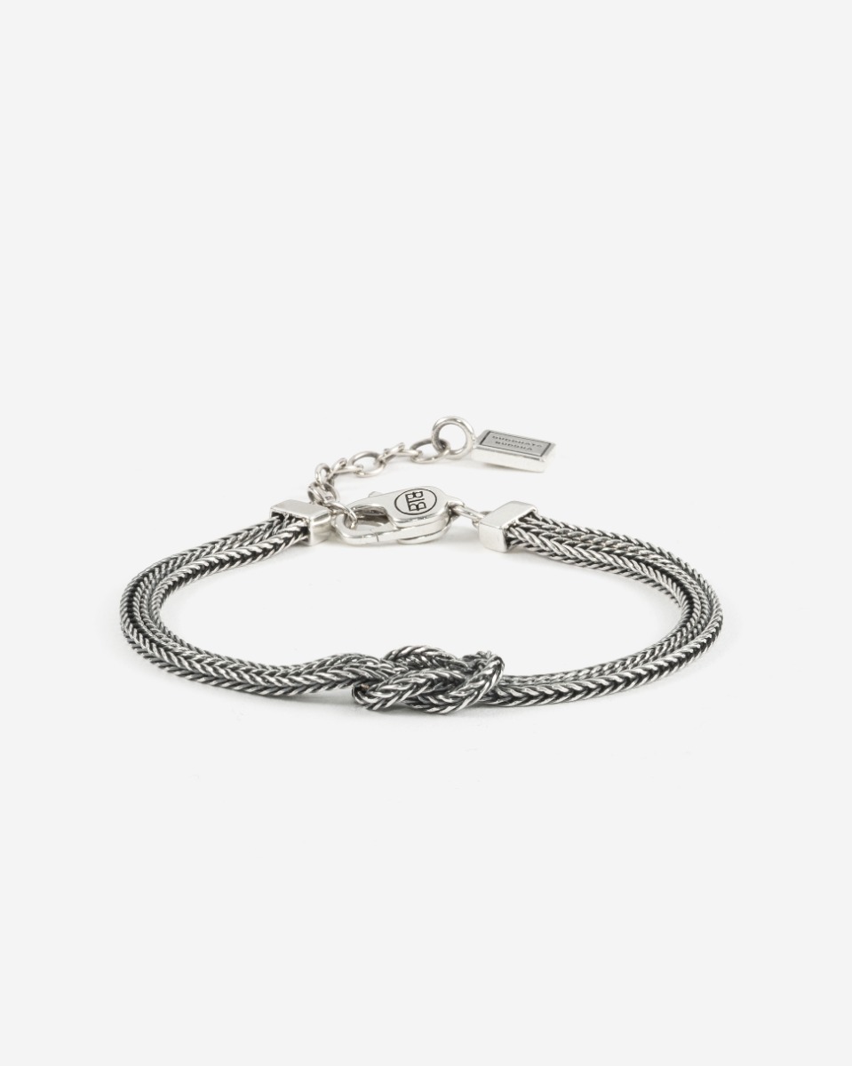Armband Barbara Mini Geknoopt Zilver