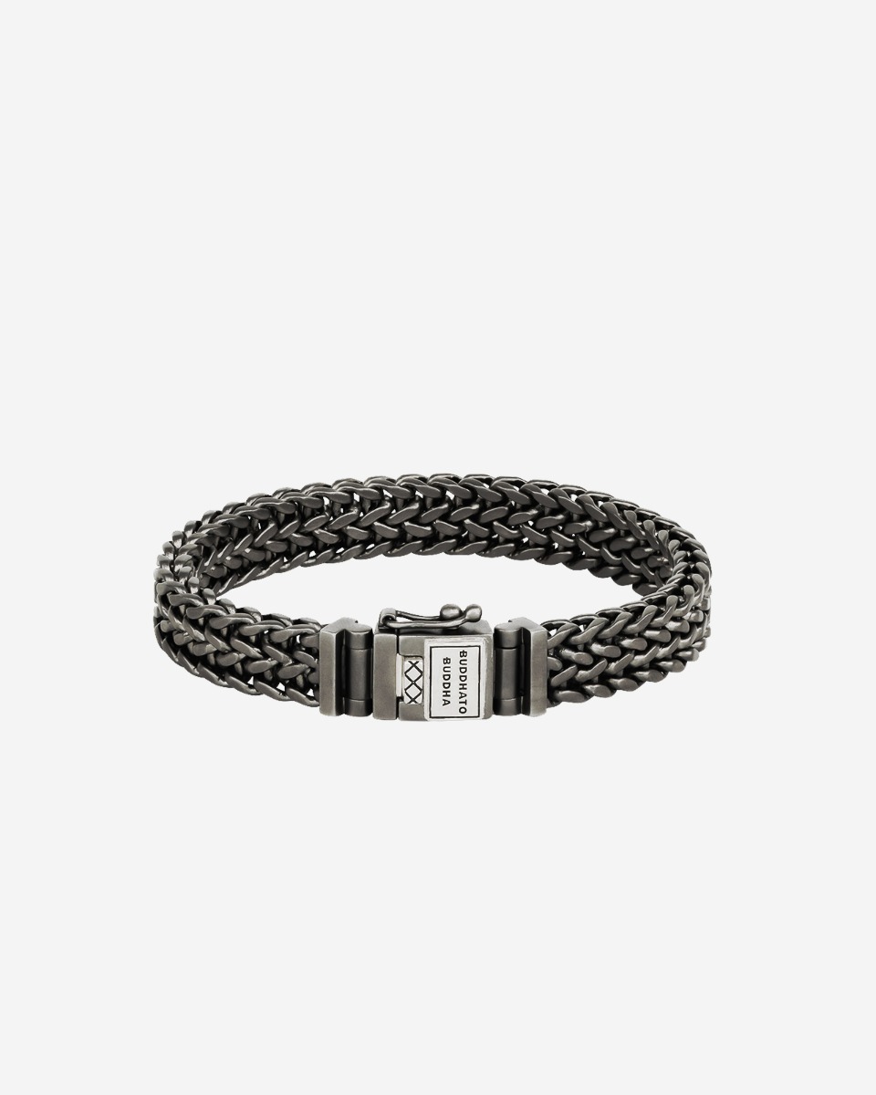Armband Julius Black Rhodium Zilver