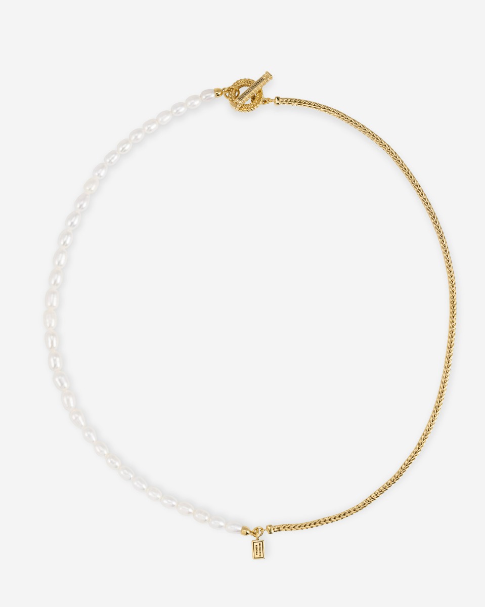 Ketting Barbara Mini Parel Verguld