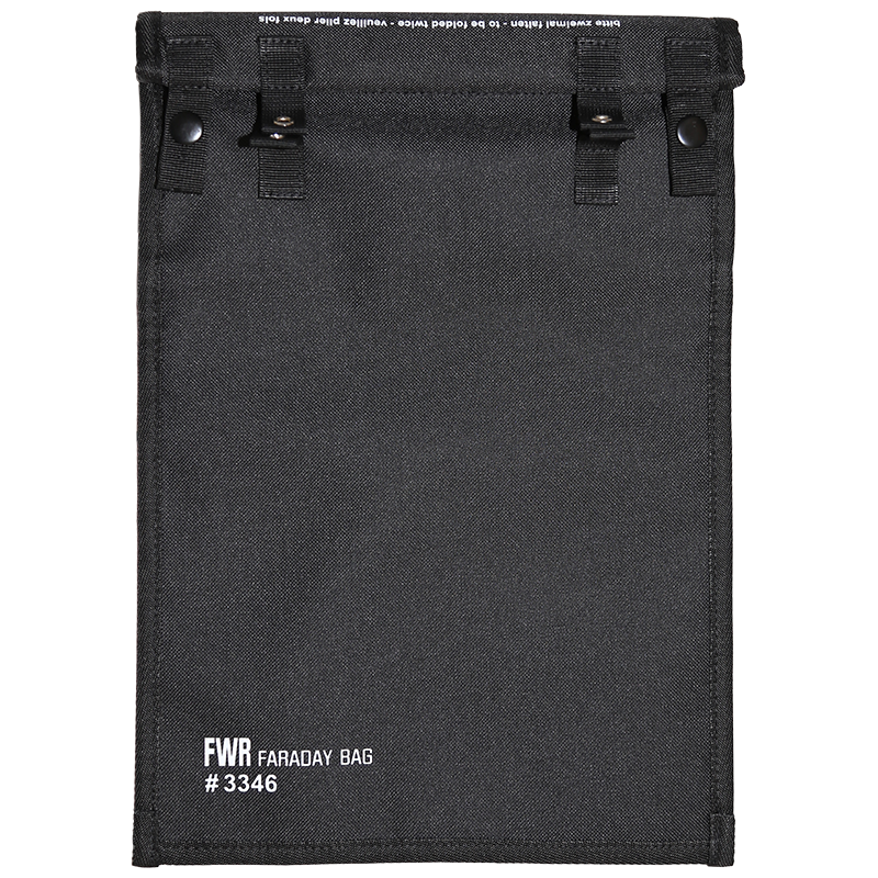 FWR Faraday Bag for Medium Tablet - Signal Blocking Pouch Magnetic Closure 24 x 34 cm (Fits up