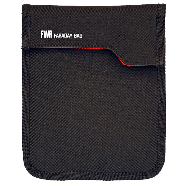 FWR Faraday Bag for Keyless Car Fob - Signal Blocking Pouch Hook and Loop Closure 20 x 15.5 cm