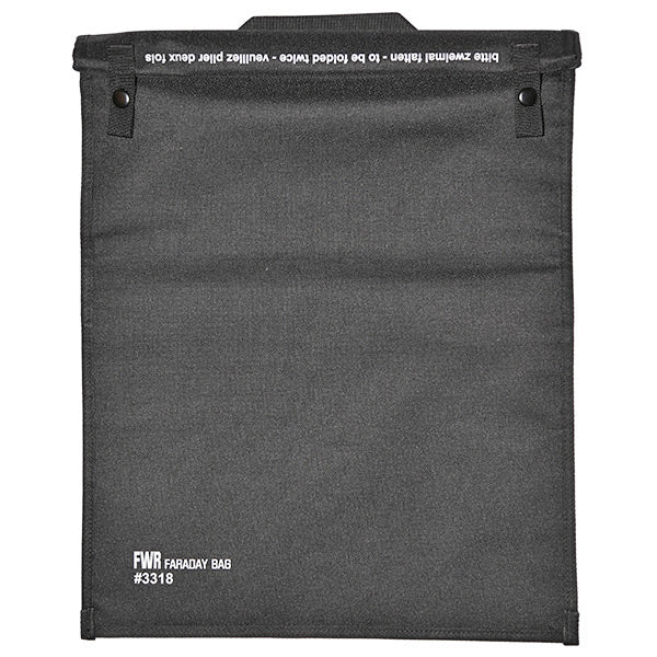 FWR Faraday Bag for Large Tablet / Laptop - Signal Blocking Pouch Magnetic Closure 38 x 48 cm