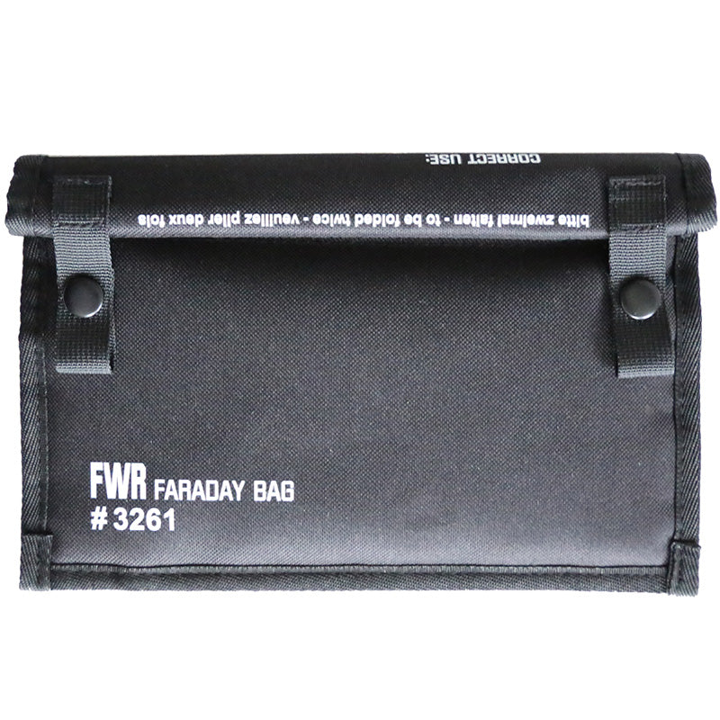 FWR Faraday Bag for Phone - Signal Blocking Pouch Magnetic Closure 25 x 17.5 cm (Fits up to 7")