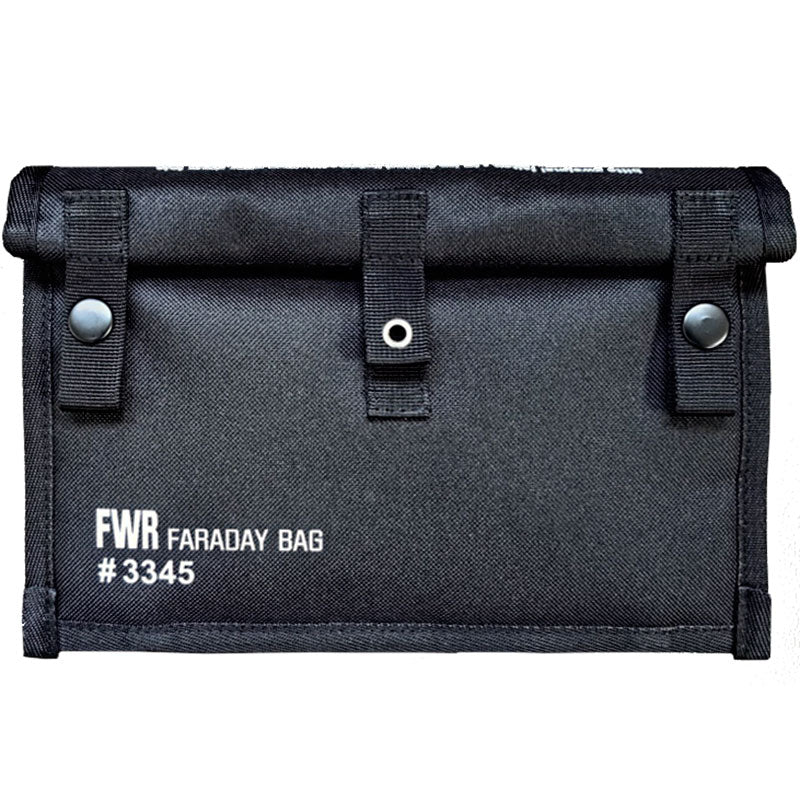 FWR Faraday Bag for Phone Signal Blocking - Pouch Magnetic Closure 25 x 17.5 cm (Fits up to 7")