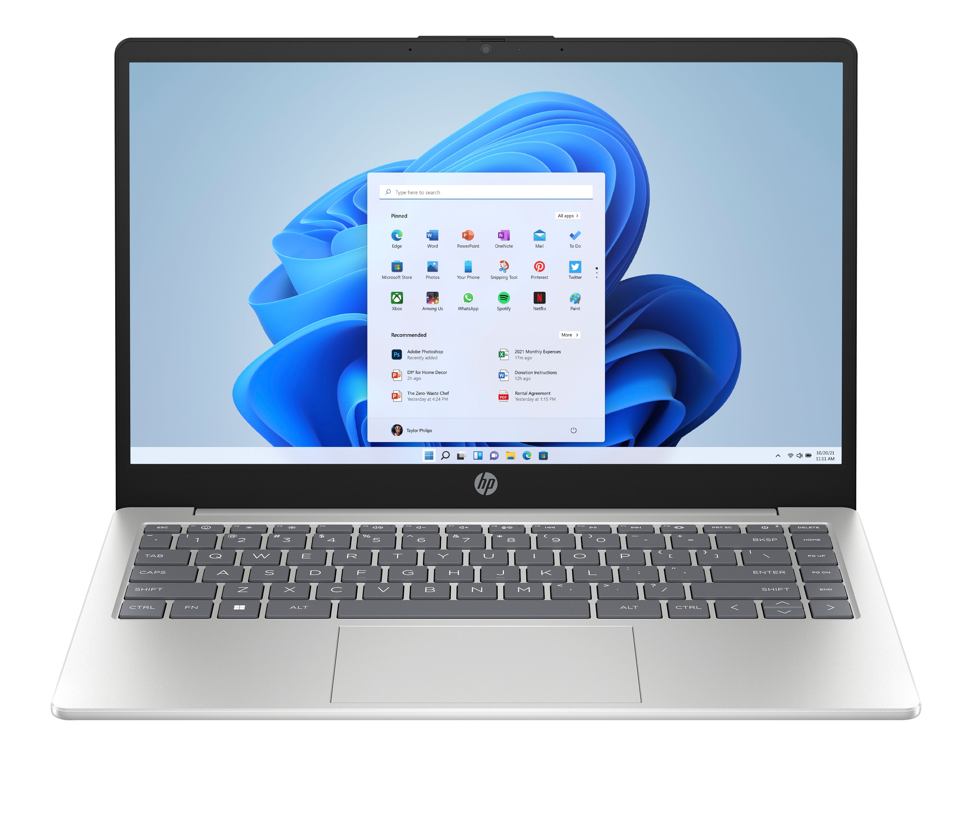HP 14-ep0006ns i7-1355U/16GB/512GB SSD/14" FHD/W11 Home Zilver Spaans toetsenbord