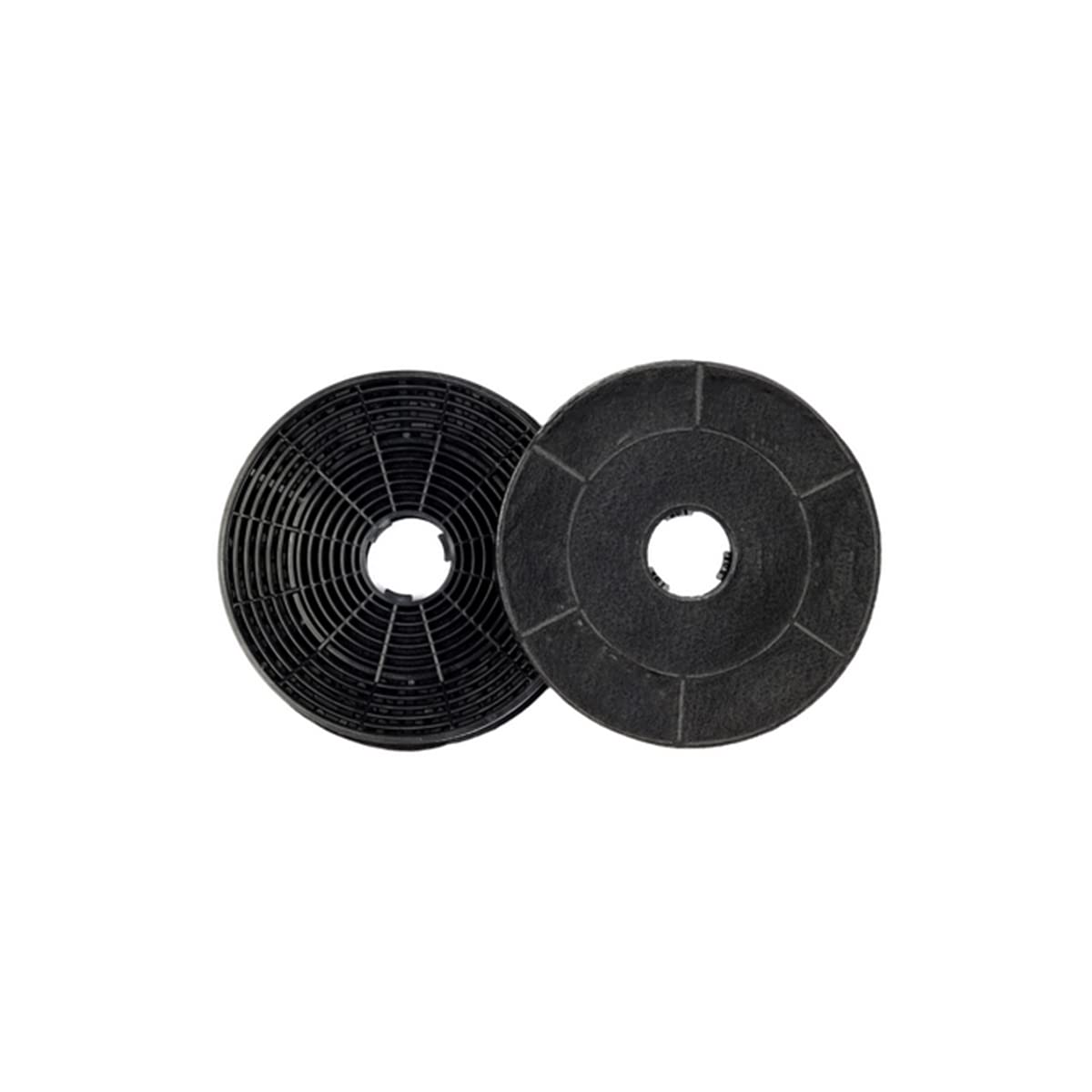 EVAYP EVYP-123 Geactiveerd koolstoffilter voor afzuigkap set van 2, diameter 159 mm