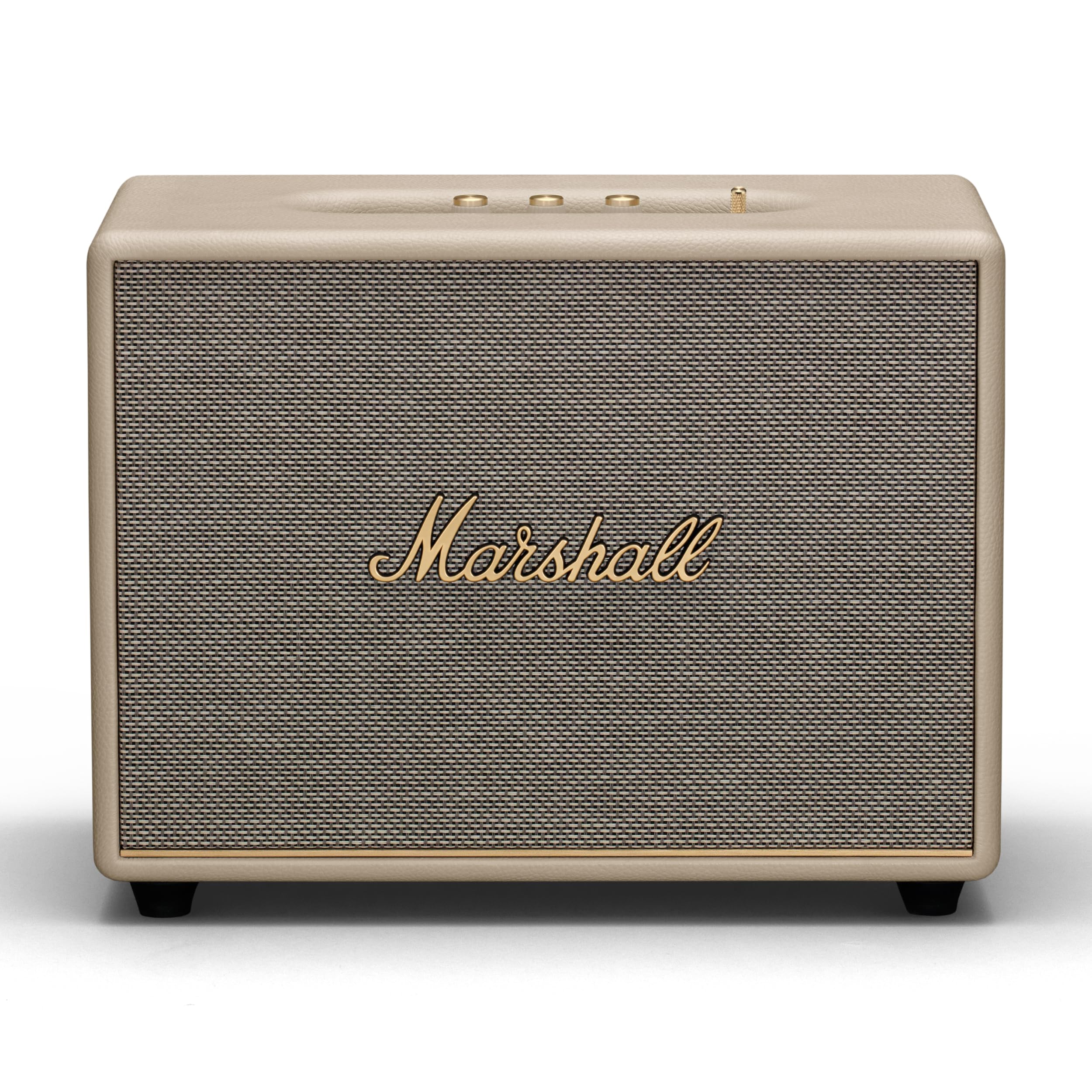 Marshall Woburn III 3-weg Bluetooth-luidspreker met Surround Sound en HDMI, crèmekleur