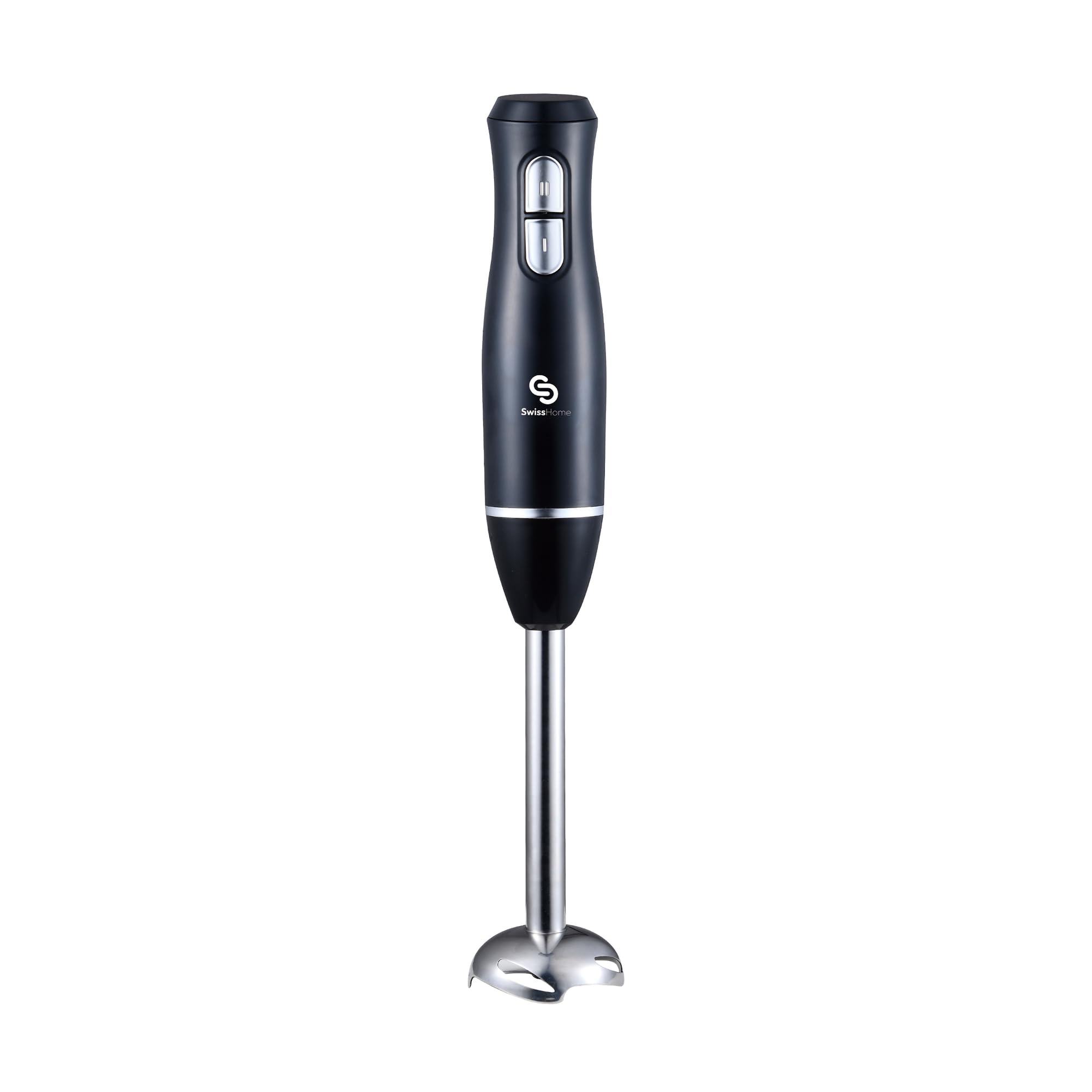Swiss home SH-6915 Handmixer 400W zwart, roestvrij staal, 2 snelheden, afneembaar