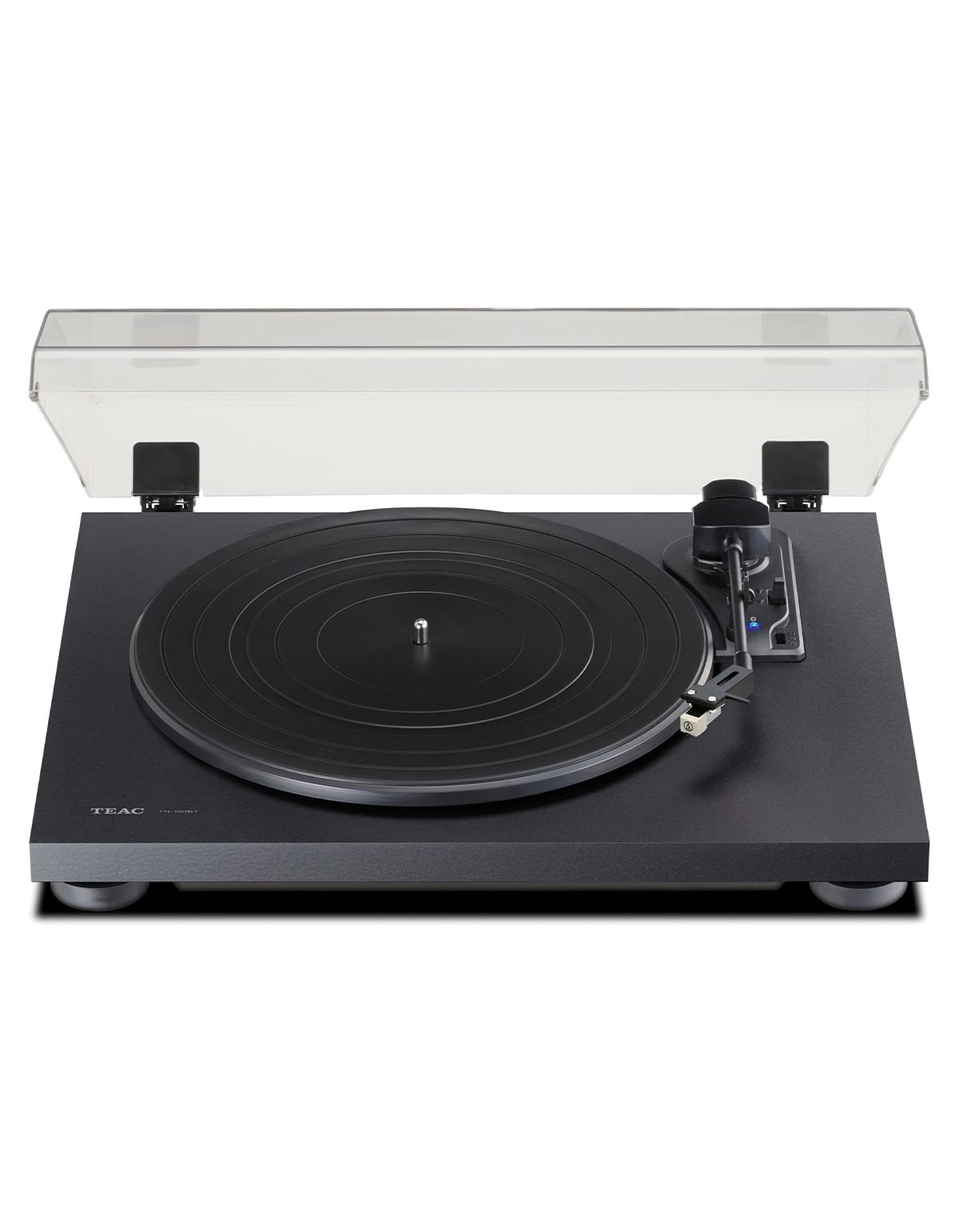 TEAC TN-180BT-A3/B platenspeler met riemaandrijving met Bluetooth, 3 snelheden en