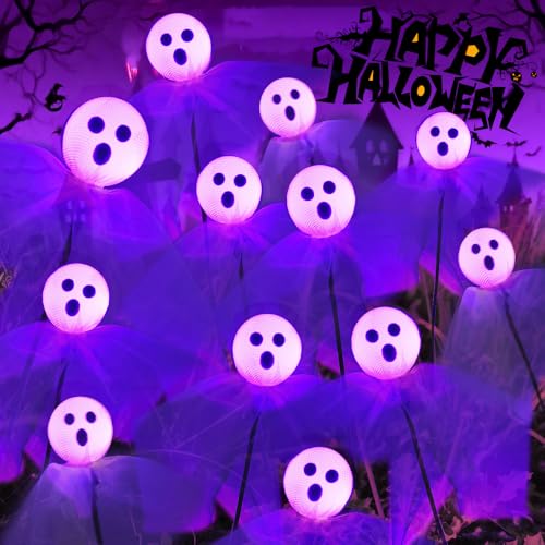HEYIDAMAI Halloween Solarverlichting 12 LED, IP65, Tuin Decoratie Buiten