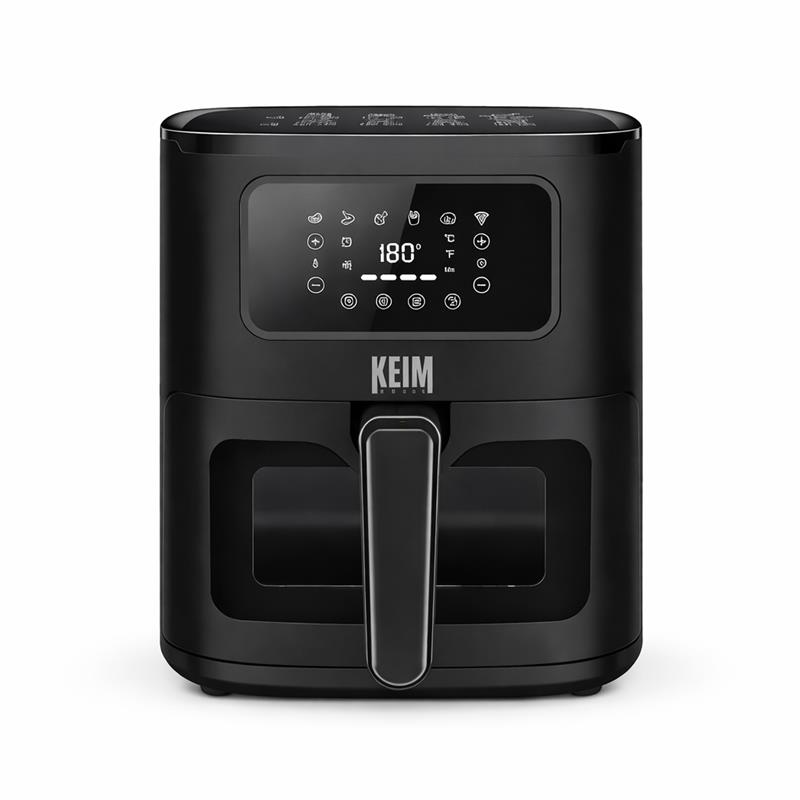 Keim digitale olievrije heteluchtfriteuse zwart 5 L 1500 W 34409