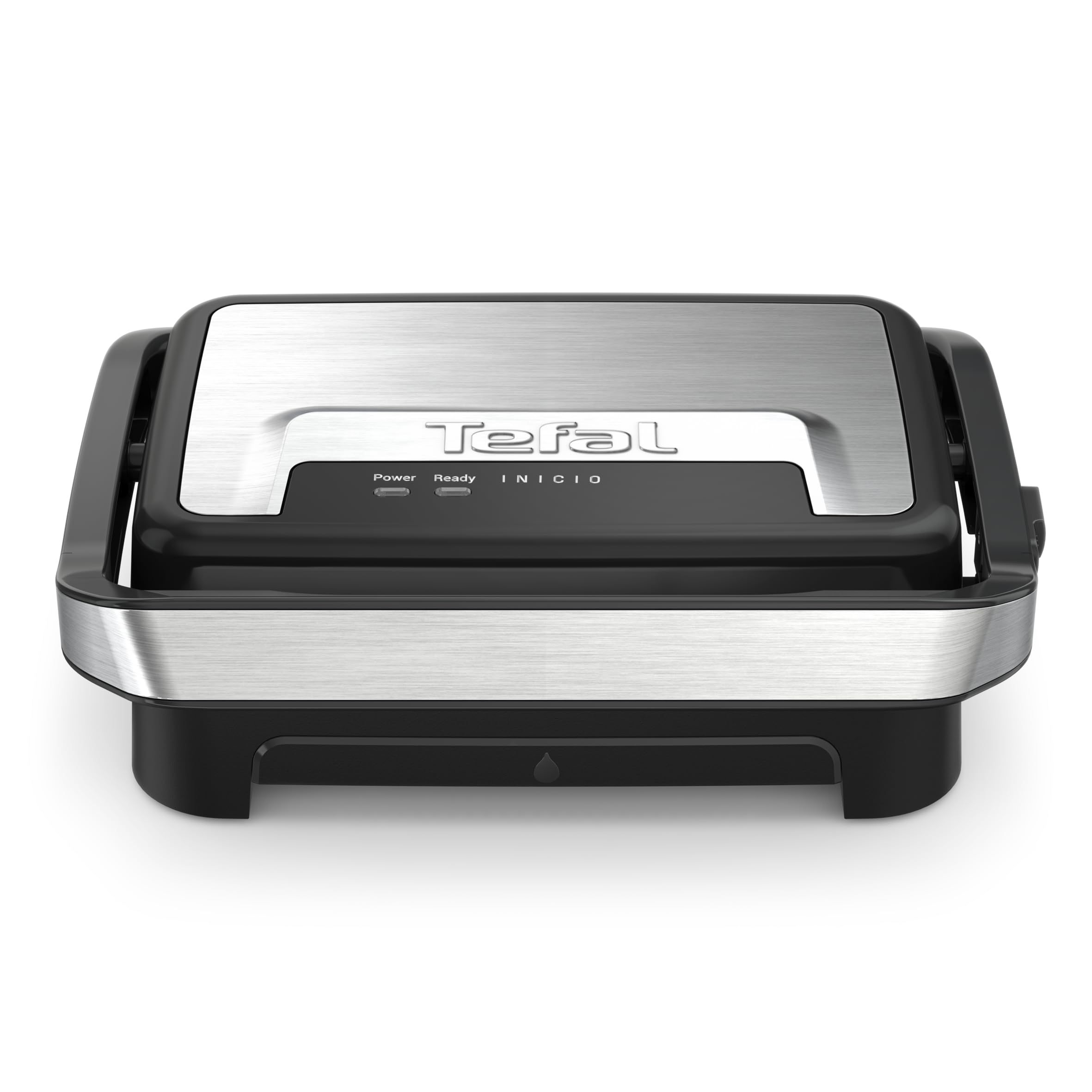 Tefal GC270D10 Compacte elektrische grill 2-in-1, roestvrij staal, antiaanbakplaten