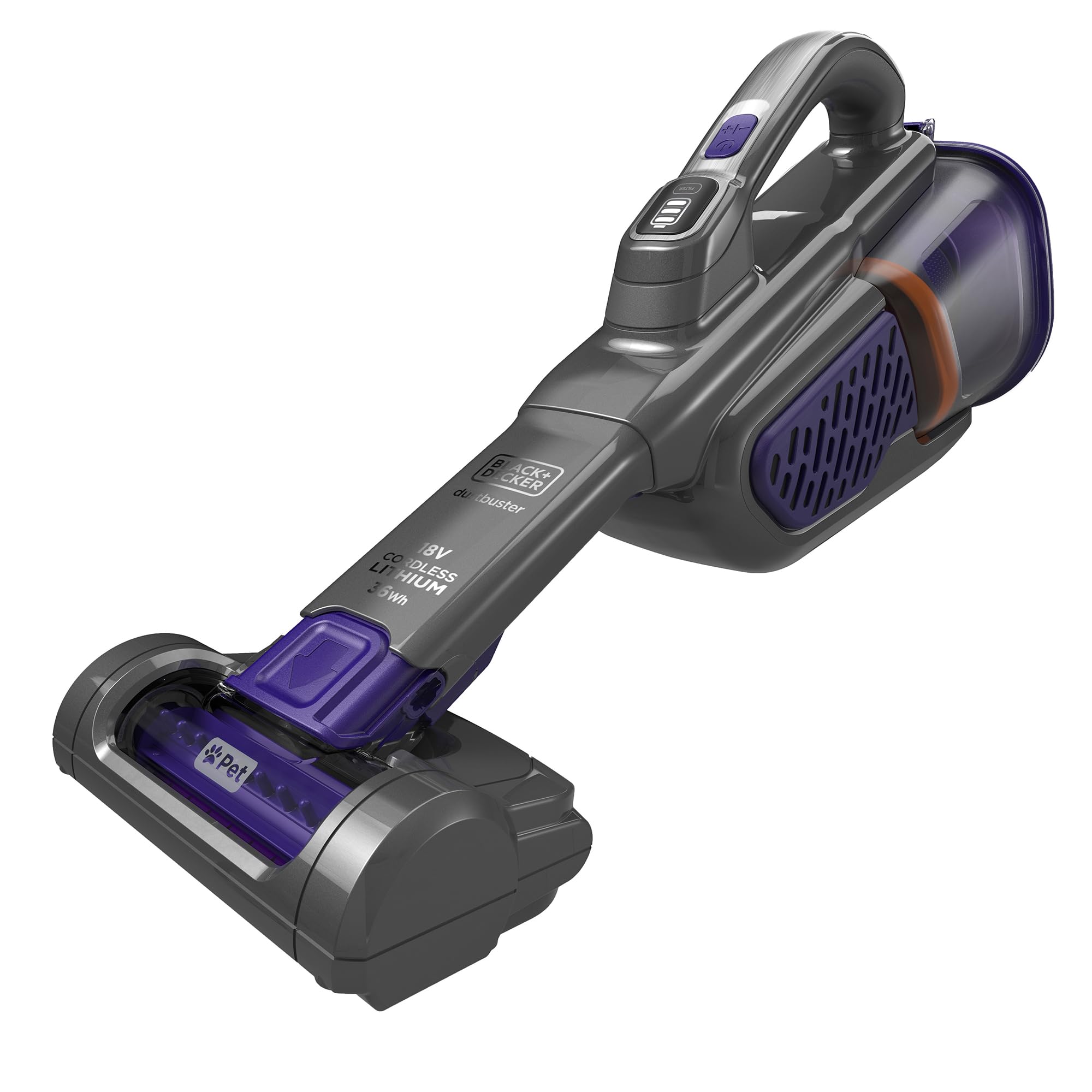 Black+Decker Dustbuster Gen 11 Pet BHHV520BFPQ-QW Handstofzuiger voor huisdieren 18V 700ml met