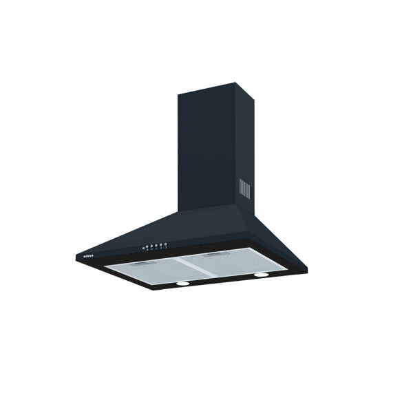 Cata ECP-6611 BK decoratieve trapeziumvormige afzuigkap 600 mm zwart