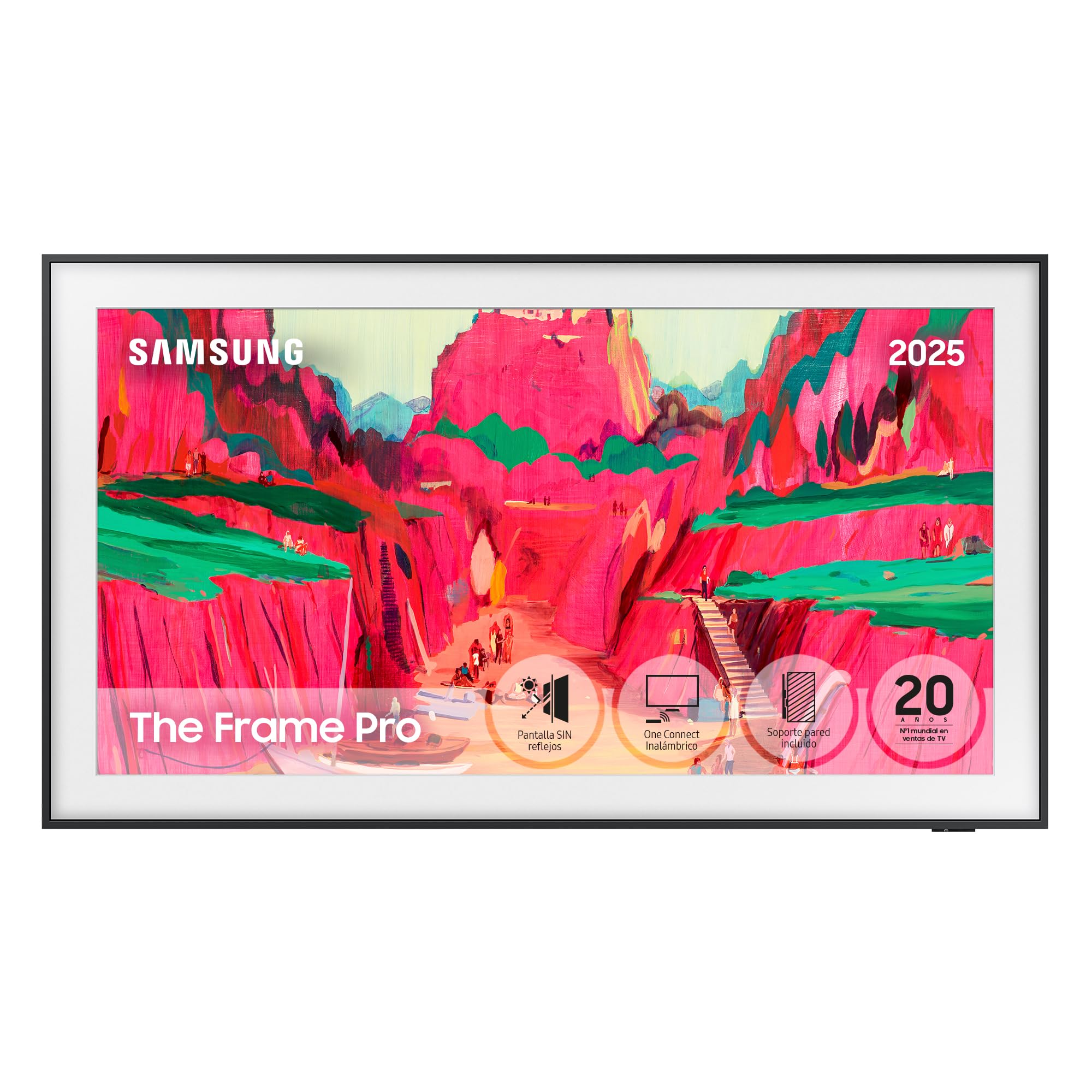 Samsung TQ85LS03FWU/85"/Neo QLED/4K Ultra HD/Smart TV/Kunstgalerie Display Mate Verwisselbare