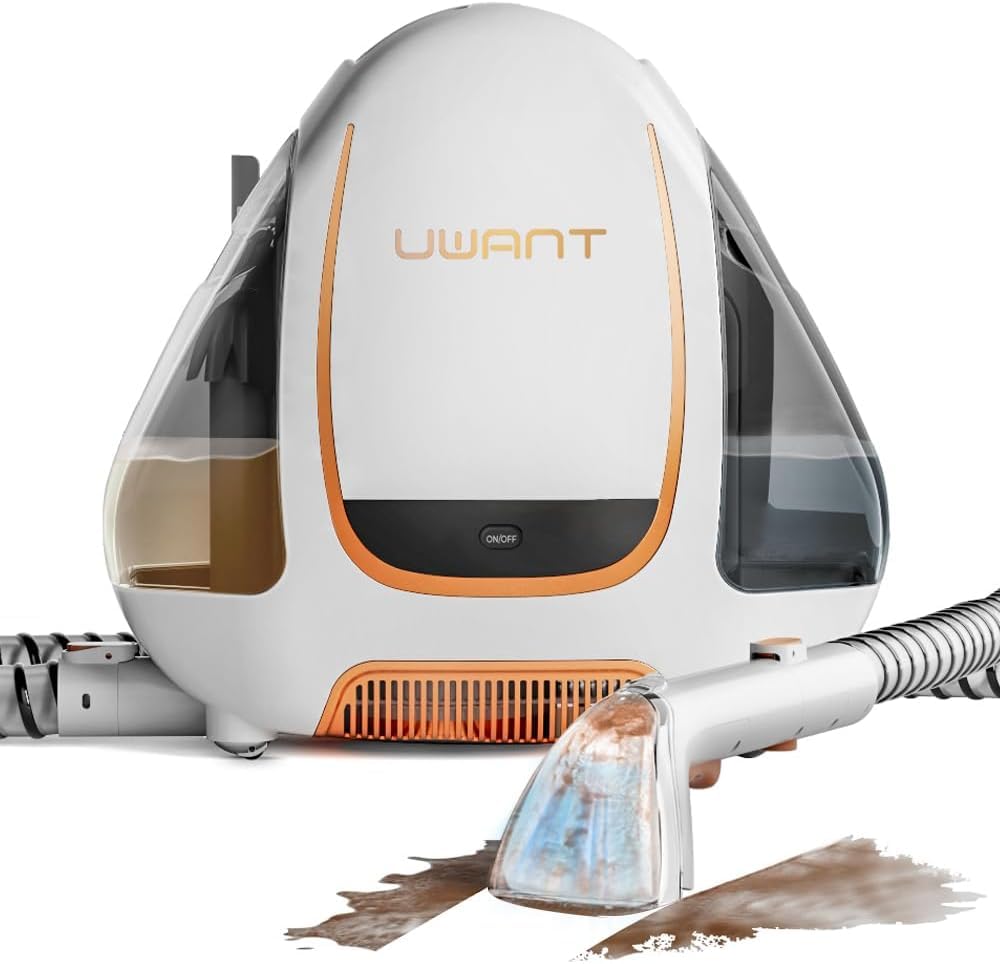 uwant B100 Tapijt- en bekledingsstofzuiger 12KPa zelfreinigend stil 70dB