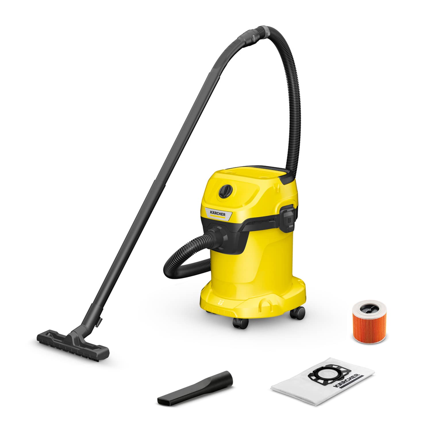 Kärcher WD 3 V-17/4/20 Nat- en droogzuiger 17L 1000W patroonfilter